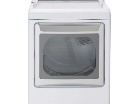 LG 27 in. Smart Wi-Fi Enabled Electric Dryer with TurboSteam In White 7.3 cu. ft. (DLEX7800WE) Hot on Sale