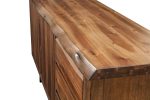 Alpine Live Edge Server, Light Walnut Sale