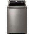 LG 27 in. Top Load Washer with TurboWash in Graphite Steel 5 cu. ft. (WT7300CV) Hot on Sale