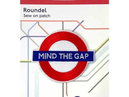 Pawprint Mind The Gap Roundel Sew On Patch Discount