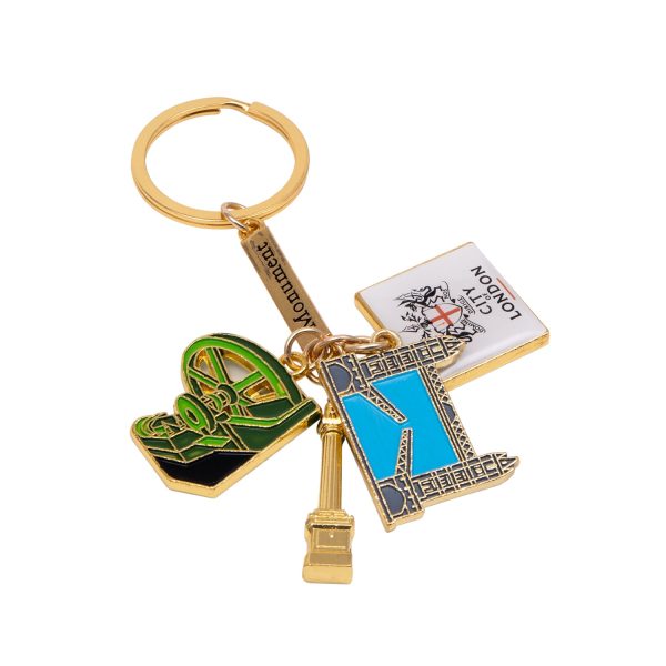 City Of London 4 Charm Keyring on Sale