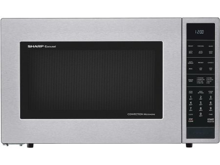 Sharp 1.5 cu. ft. 900W 25 in. Convection Microwave Oven with Color Options (SMC1585) Online Hot Sale