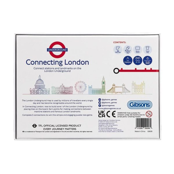 Connecting London - TFL London Underground Family Board Game Online Sale