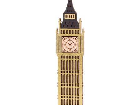 Artcuts Gold Big Ben Hanging Wooden Decoration Sale