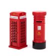 Die Cast Toy Set - London Telephone Box and Post Box Online now