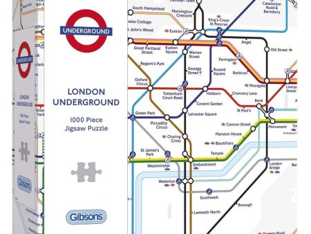 TFL London Underground Map 1000 Piece Jigsaw Puzzle Hot on Sale