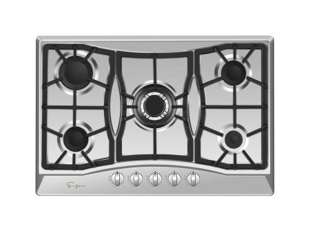 Empava 30 in. 5 Burner Built-in Gas Stove Cooktop in Stainless Steel (30GC21) For Cheap