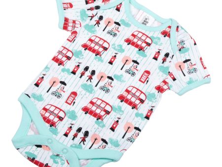 Little Red Bus Baby Body Suit on Sale