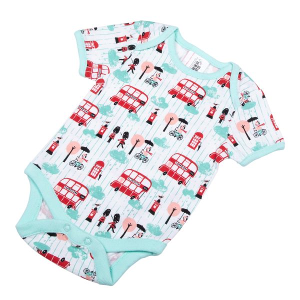 Little Red Bus Baby Body Suit on Sale