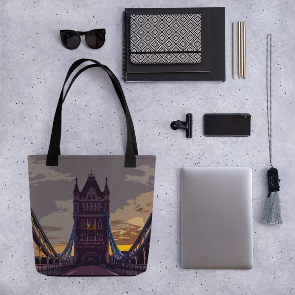 Tower Bridge at Dawn - All Over Print - Tote Bag Cheap