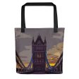 Tower Bridge at Dawn - All Over Print - Tote Bag Cheap