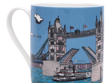 Tower Bridge Illustration Mug Online Hot Sale