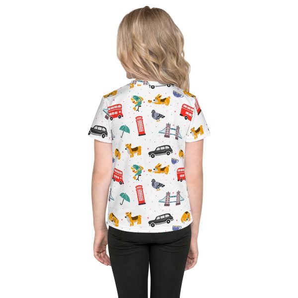 London Doodles - All Over Print - Kids T-Shirt Online now