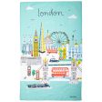 Jessica Hogarth London Skyline Tea Towel Online