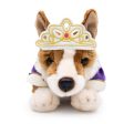 Royal Corgi Dog Soft Toy with Cape and Crown Cheap