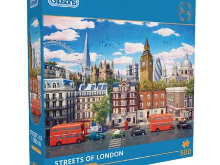 Gibsons Streets Of London 500 Piece Jigsaw Puzzle Cheap