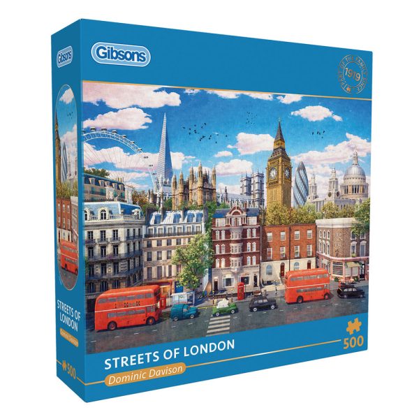 Gibsons Streets Of London 500 Piece Jigsaw Puzzle Cheap