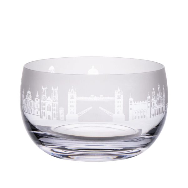 London Skyline Small Milford Glass Bowl For Discount