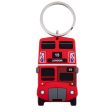 Red Bus Rubber Keyring Online now