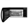 ZLINE Black Stainless Steel Over the Range Convection Microwave Oven with Modern Handle (MWO-OTR-BS) Online Hot Sale