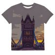 Tower Bridge at Dawn - All Over Print - Youth T-Shirt Online Sale