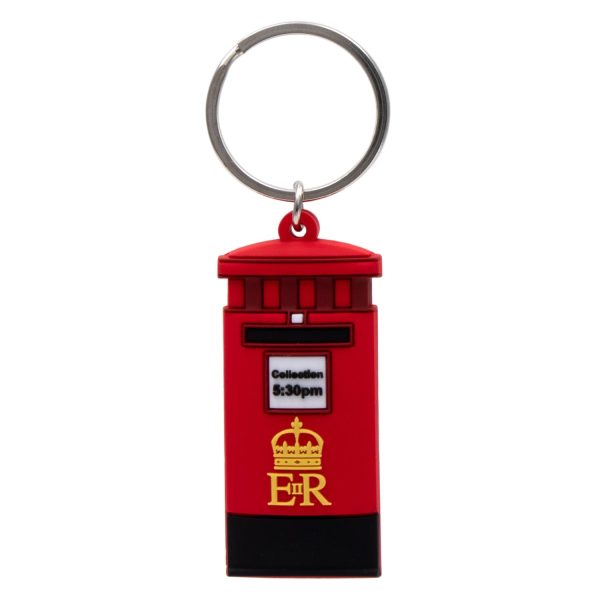 Post Box & Telephone Box Rubber Keyring For Discount