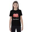 Personalised Custom Text - Organic Cotton Kids T-Shirt - London Doodles - Red Bus Sale