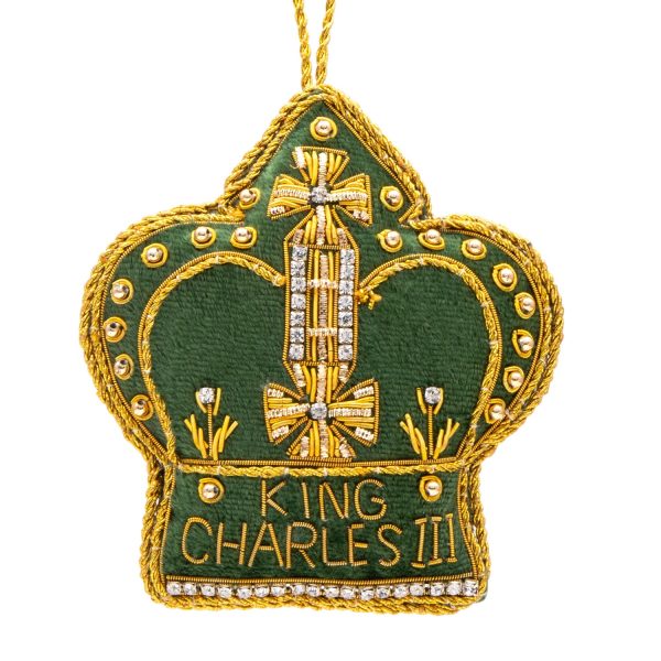 King Charles III Coronation 2023 Stitched Decoration Online