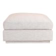 Moe s Home Collection Justin Living Ottoman in Taupe Online now