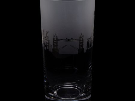 London Skyline Milford Glass Highball Tumbler Fashion