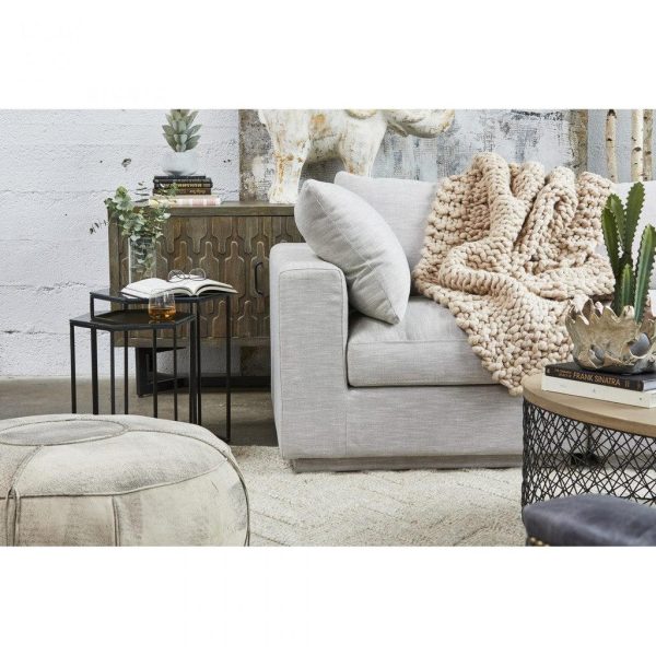 Moe s Home Collection Justin Corner Chair in Taupe Sale