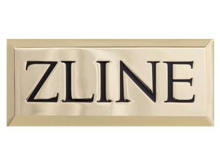 ZLINE Autograph Edition Badge Sample in Polished Gold For Discount