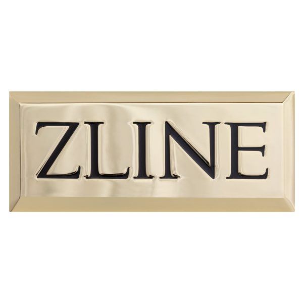 ZLINE Autograph Edition Badge Sample in Polished Gold For Discount