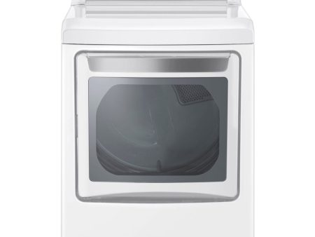 LG 7.3-Cu. Ft. Ultra Large Capacity Smart wi-fi Enabled Rear Control Electric Dryer with EasyLoad Door (DLE7400WE) Discount