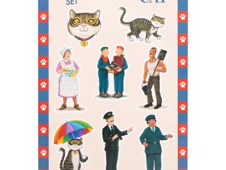 The Tower Bridge Cat Sticker Set Fashion