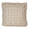 Moe s Home Collection Bronya Wool Pillow in Vanilla For Discount