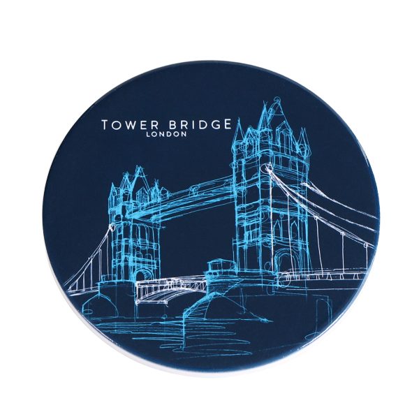 Tower Bridge Line Ceramic Coaster Online Hot Sale