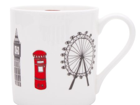 London Skyline Mug by Victoria Eggs For Sale