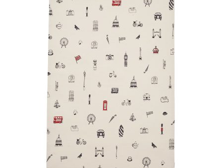 Simply London Organic Cotton Tea Towel by Victoria Eggs Cheap