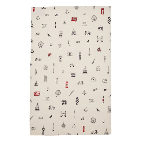 Simply London Organic Cotton Tea Towel by Victoria Eggs Cheap