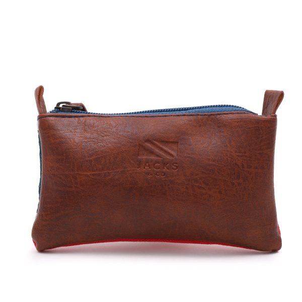 Jacks & Co Purse - Union Jack & Brown Fashion