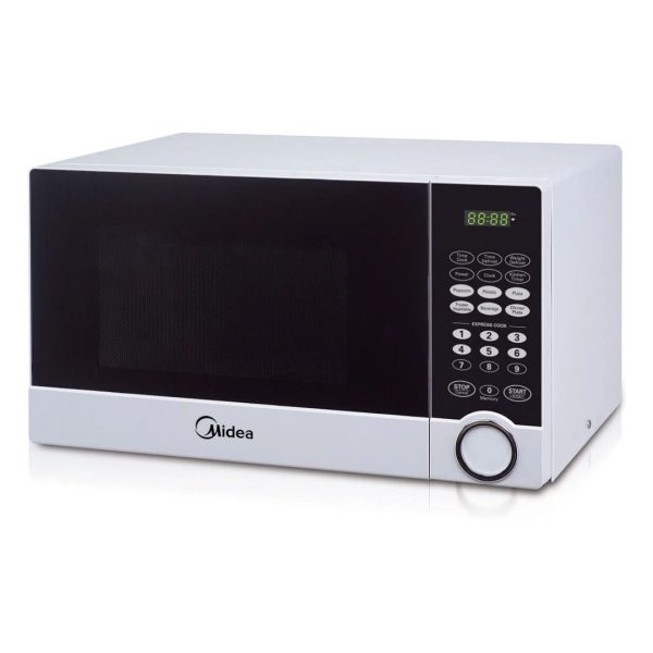 Midea 0.9 Cu. Ft. Digital Countertop Microwave in White (MMC09MELWW) Online Hot Sale