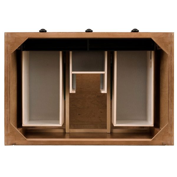 James Martin Vanities Malibu Collection 36 in. Single Vanity in Honey Alder, Cabinet Only Supply