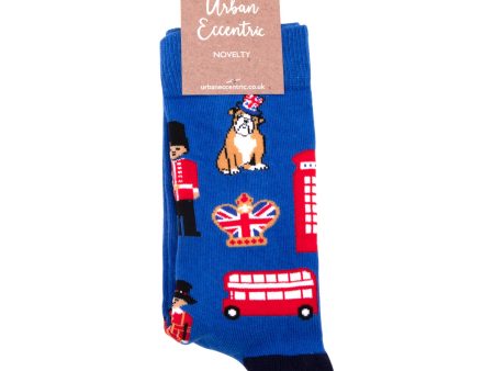 Urban Eccentric British Icons Socks - Single Pair on Sale