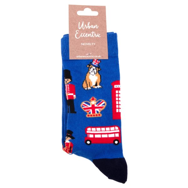 Urban Eccentric British Icons Socks - Single Pair on Sale