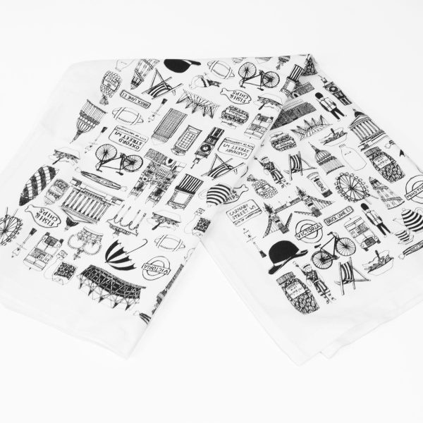 Martha Mitchell British Tea Towel For Sale