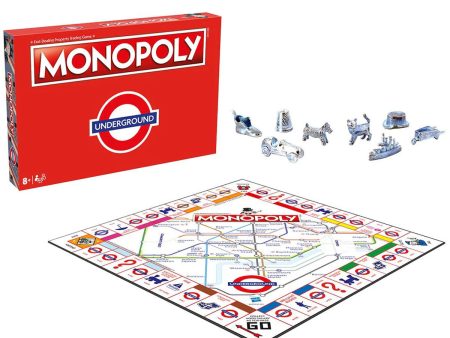 London Underground Monopoly Board Game Hot on Sale