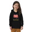 Personalised Custom Text - Kids Eco Hoodie - London Doodles - Bus on Sale