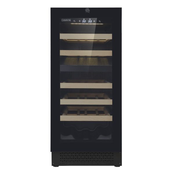 Cavavin Vinoa Collection 15 in. Wine Cooler in Black - 24 Bottle (V-024WDZFG) Online now